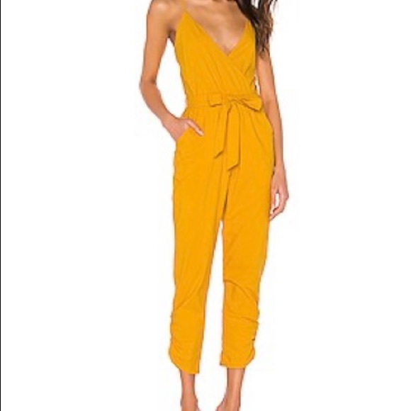 Lovers + friends Sunflower yellow jumpsuit - Picture 1 of 3